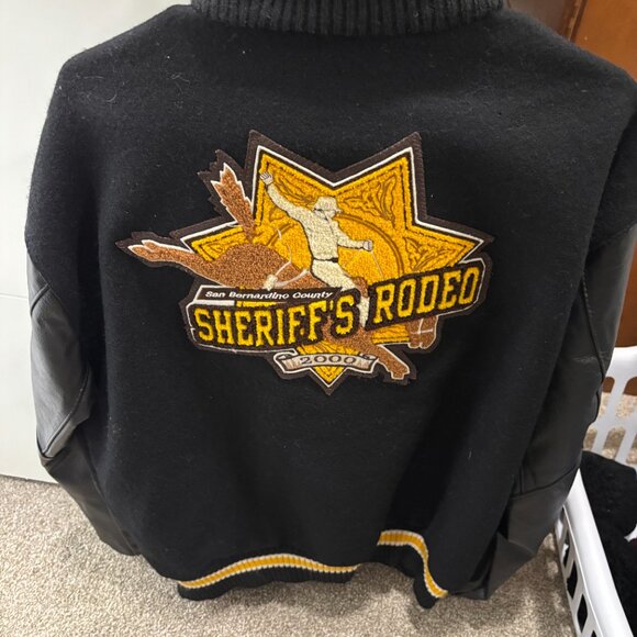 Very Rare Vintage San Bernadino County Sheriffs Rodeo Contestant Jacket - Picture 3 of 5